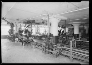 Interior of plant, Los Angeles, CA, 1931