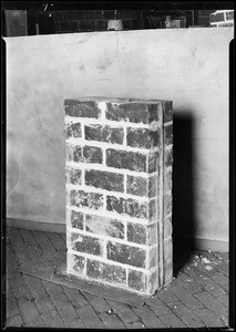 Wall sections, Simons Brick Co., Southern California, 1931