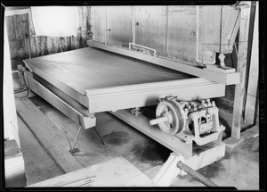 Mining table, Tracy Mining & Engineering Co., Southern California, 1929