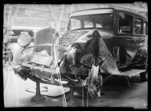 Plymouth sedan, Mrs. Fenel, owner, Southern California, 1935