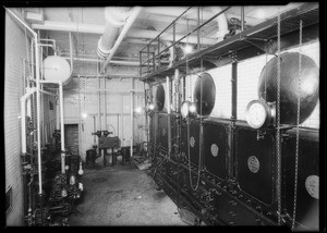 Boiler room and switches, Broadway Department Store, Los Angeles, CA, 1925