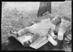 Raw milk, Southern California, 1927