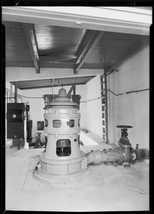 Installation for Alhambra water supply, Southern California, 1929