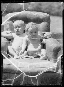 Babies heads, Southern California, 1935