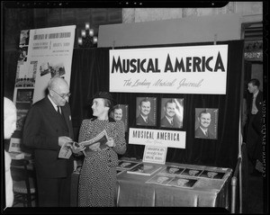 Booth at M.A.E.C. at Biltmore Hotel, Los Angeles, CA, 1940