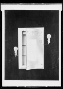 Mirror with side lights, Southern Califronia, 1931