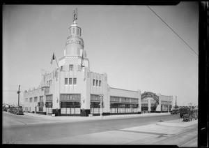 Vermont Avenue market exterior, Hattem's Market, 8039 South Vermont Avenue, Los Angeles, CA, 1931