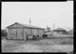 Views of oil refinery on Bandini Boulevard, Commerce, CA, 1934