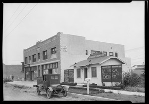 Wilshire real estate office, Los Angeles, CA, 1925