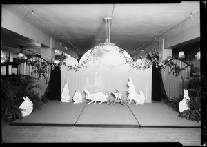 Easter stage for kiddies, J. W. Robinson, Southern California, 1925