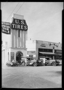 Scenes at station, Southern California, 1929