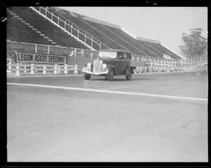 Test run at Ascot, Los Angeles, CA, 1933