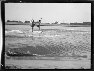 Aqua planing etc. at Lido Isle, Newport Beach, CA, 1928