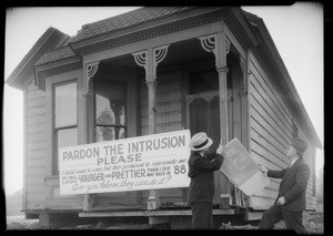 Old house to be remodeled, Southern California, 1934