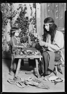 Indian cobbler, Mission play, Southern California, 1930