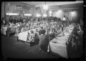 Kiddies party, Broadway Department store, Los Angeles, CA, 1930