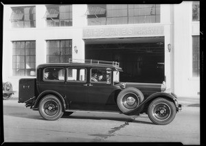 Shop & cars, Southern California, 1931