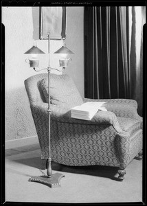 Lamps and setup, Parmenter Manufacturing Co., Southern California, 1931