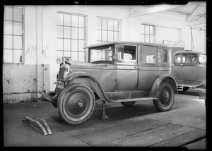 Nash sedan, Glendale, Karl Homoutch, owner, Southern California, 1932