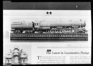 Locomotive, Southern California, 1932