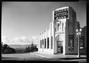 Branch at West Washington Street and West View Street, Citizens National Trust & Savings Bank, Los Angeles, CA, 1930