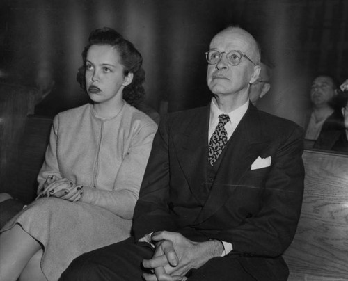 Judge Stanley Moffett and daughter, Doris