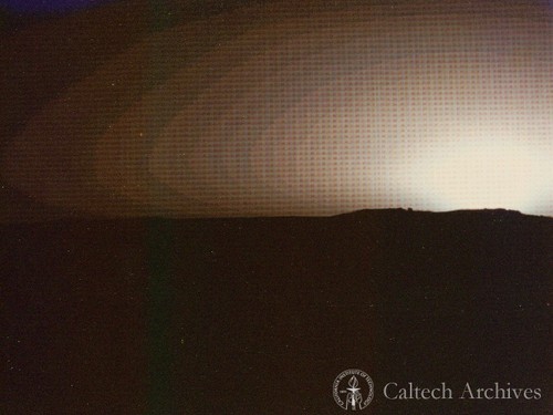 Martian sunset over Chryse Planitia