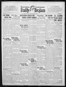 Daily Trojan, Vol. 19, No. 115, April 18, 1928