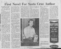First novel for Santa Cruz author