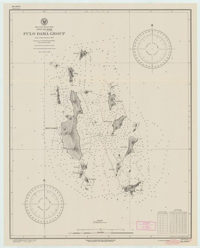 Asia : French Indo-China : Gulf of Siam (Thailand) : Pulo Dama Group