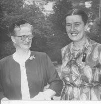 Mrs. Mel Erskine and Mrs. Katherine (Katie) Mills, Circa 1960's