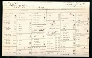 WPA household census for 329 E 85TH STREET, Los Angeles County