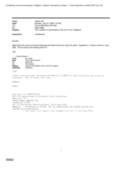[Email from Jeff Jeffery to Duncan McCallum regarding container of Dorchester on the move from Singapore]