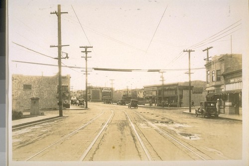 South on San Jose Ave. from Santa Rosa Ave. March 1929