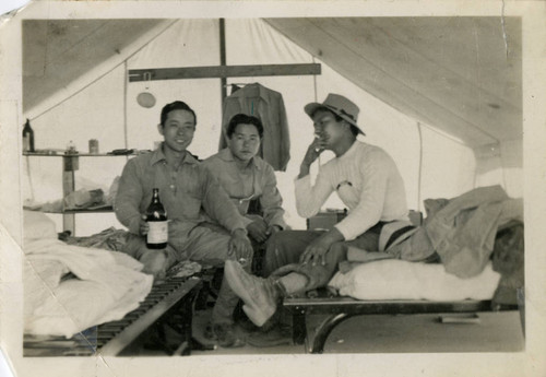 Mr. Keny, Tadashi Sakaida, and George Naohara