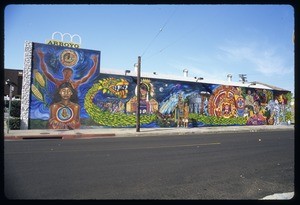Mexico-Tenochitlan--The wall that talks, Highland Park, Los Angeles, 1996