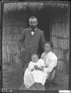 Missionary with his family, Mozambique, ca. 1901-1907