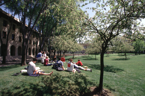 Class Outside O'Connor Hall