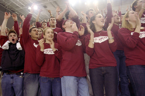 Basketball Fans, Gonzaga Game Ruff Riders