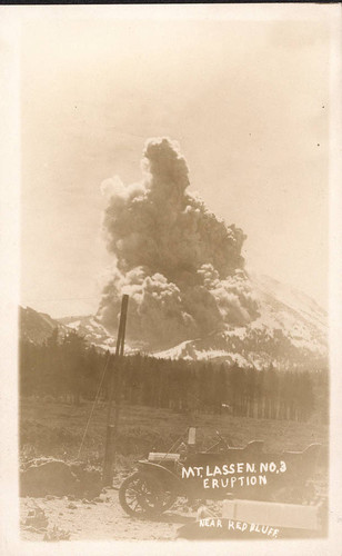 Mt. Lassen No. 3 Eruption Near Red Bluff