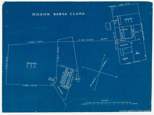 Mission Santa Clara (blueprint)