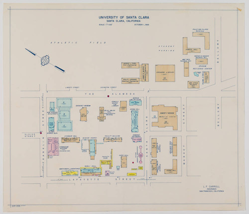 University of Santa Clara Insurance Map