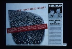 Newsmap ... New discharge scores ... [Verso:] Important facts about your service insurance