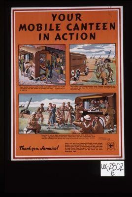 Your mobile war canteen in action. ... Thank you, Jamaica! Other war gifts from Jamaica include