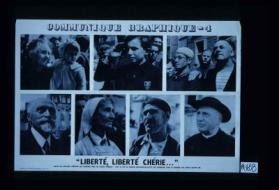 "Liberte, liberte cherie.." Qu'est qui explique l'emotion mal contenue dans ces visages francais? C'est la vue du drapeau tricolore qui flotte sur Cherbourg pour la premiere fois depuis quattre ans