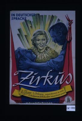 Zirkus. In deutscher Sprache