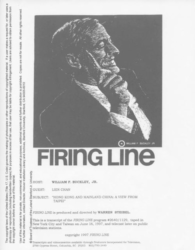 Hong Kong and Mainland China: A View from Taipei