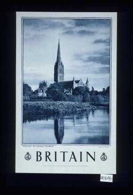 England. The Cathedral, Salisbury. Britain