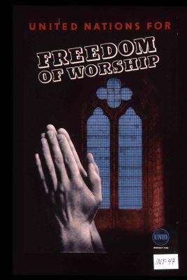 United Nations for freedom of worship