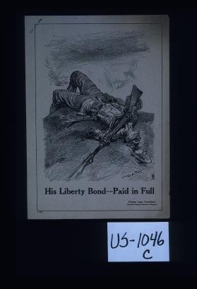 His Liberty bond - paid in full